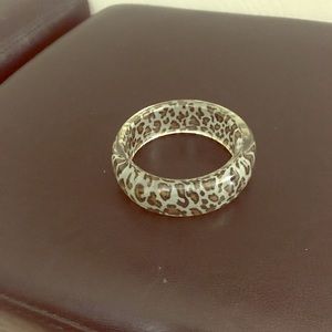 Acrylic Leopard bangle